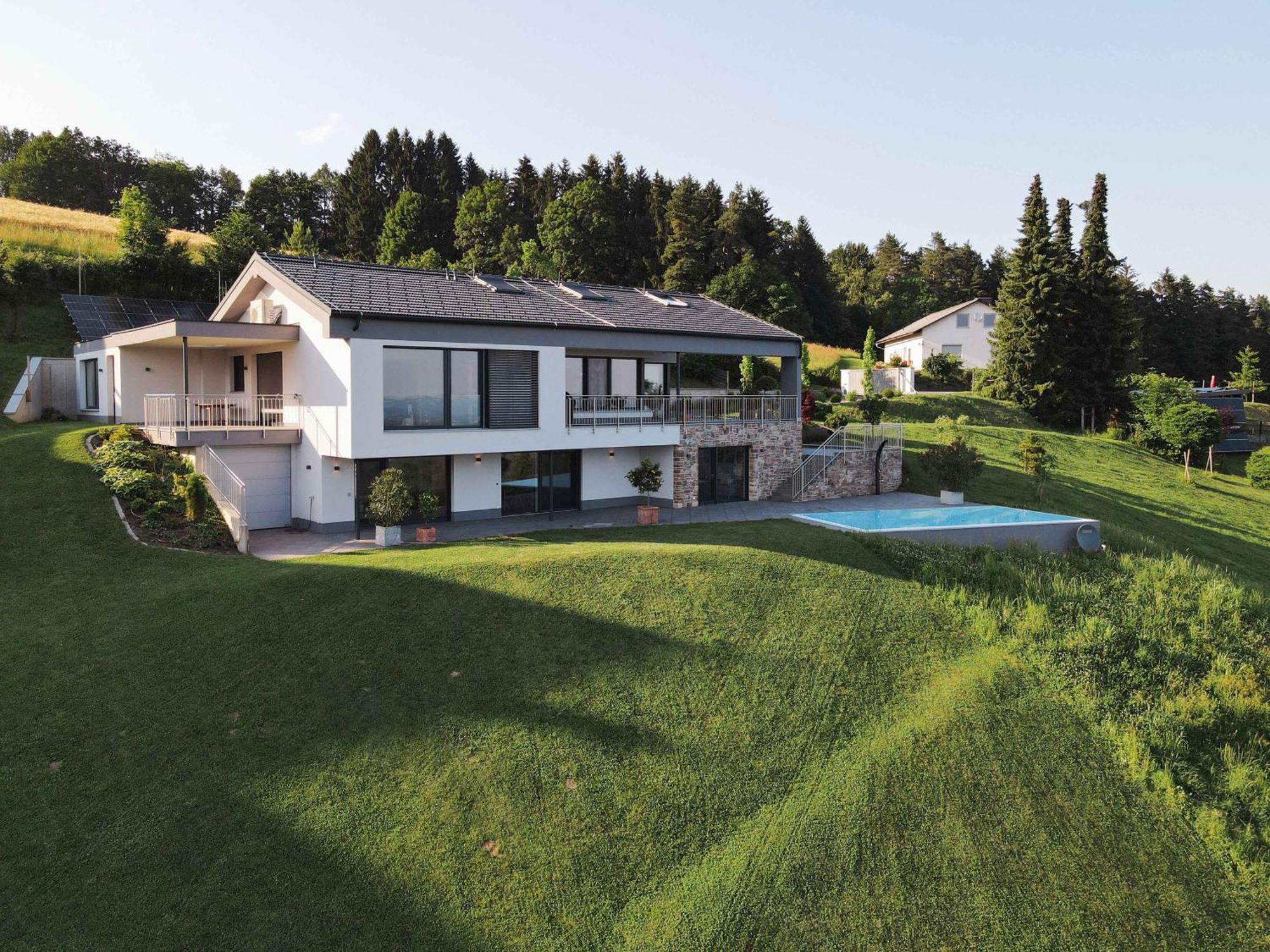 Greim15 --- Ganzes Ferienhaus Mit Fernsicht, Pool, Wellness Deutschlandsberg Dış mekan fotoğraf