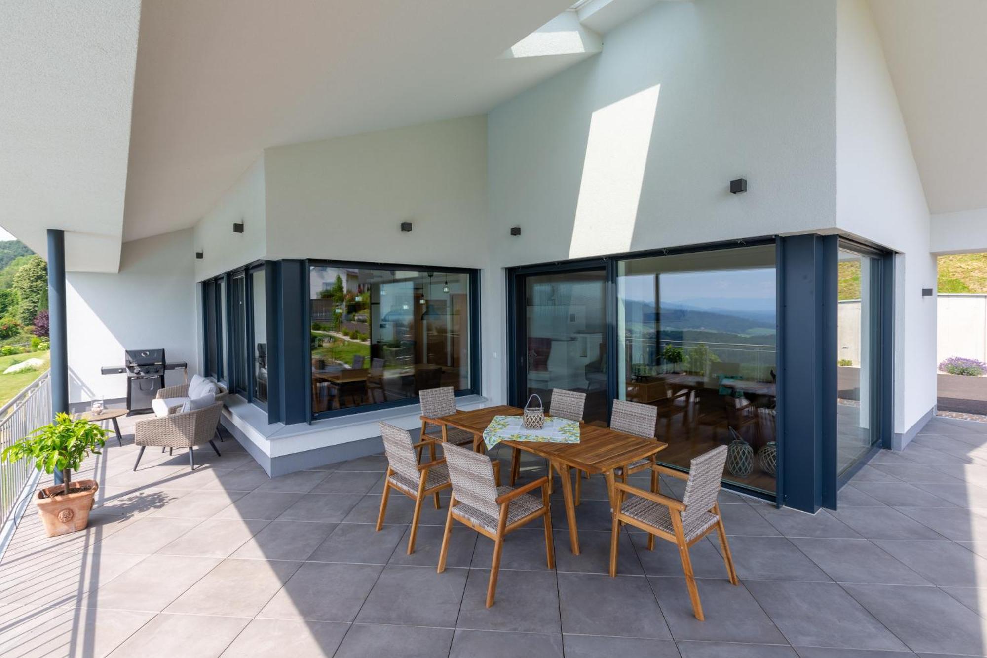 Greim15 --- Ganzes Ferienhaus Mit Fernsicht, Pool, Wellness Deutschlandsberg Dış mekan fotoğraf